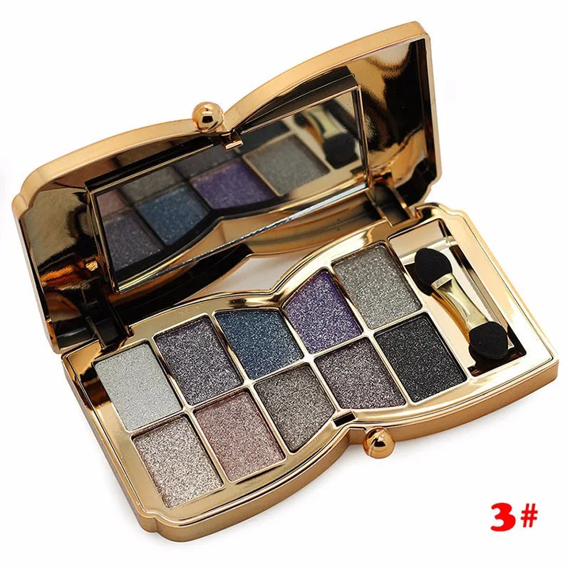 Close-up of eyeshadow application showing buildable pigmentation