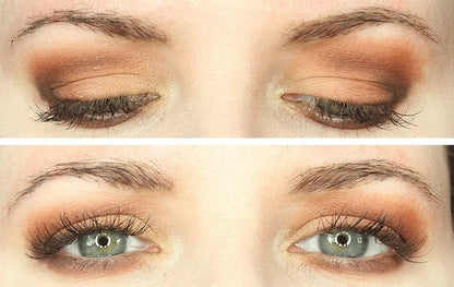 Close-up view of matte eyeshadow powder texture and pigmentation