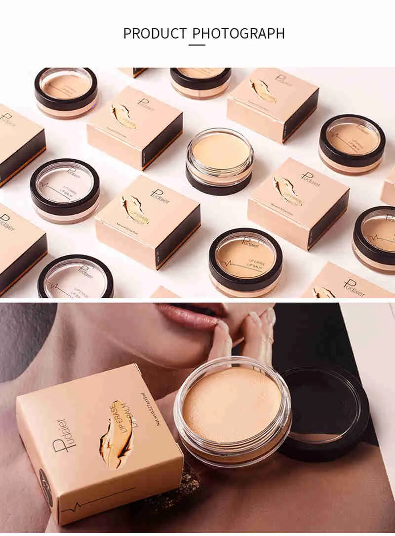Concealer cream in a compact container with applicator