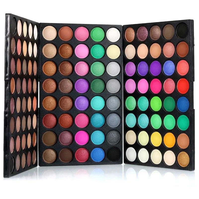 Swatch demonstration of eyeshadow colors on skin showing pigmentation