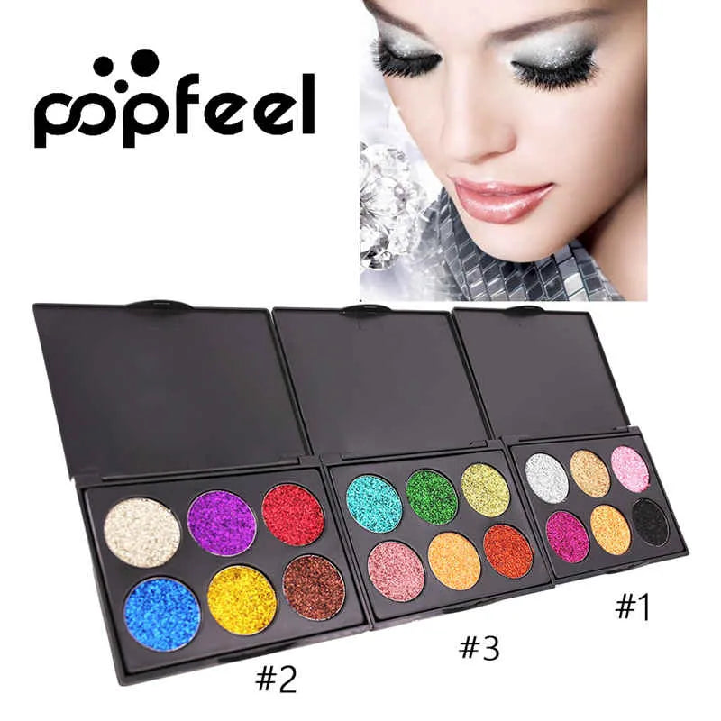 Swatch demonstration of metallic eyeshadow pigments on skin