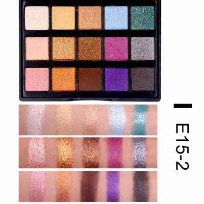 Open palette displaying smoky and nude color combinations