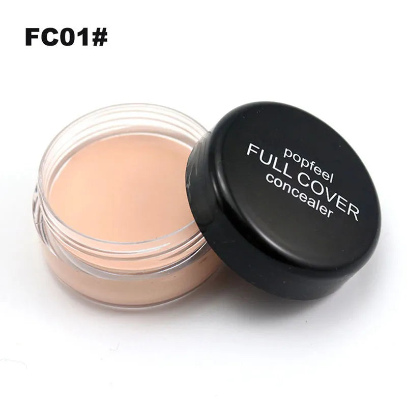 Makeup palette showing 10 circular cream cosmetic units arranged in two rows