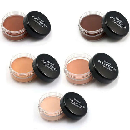 Makeup palette showing 10 circular cream cosmetic units arranged in two rows