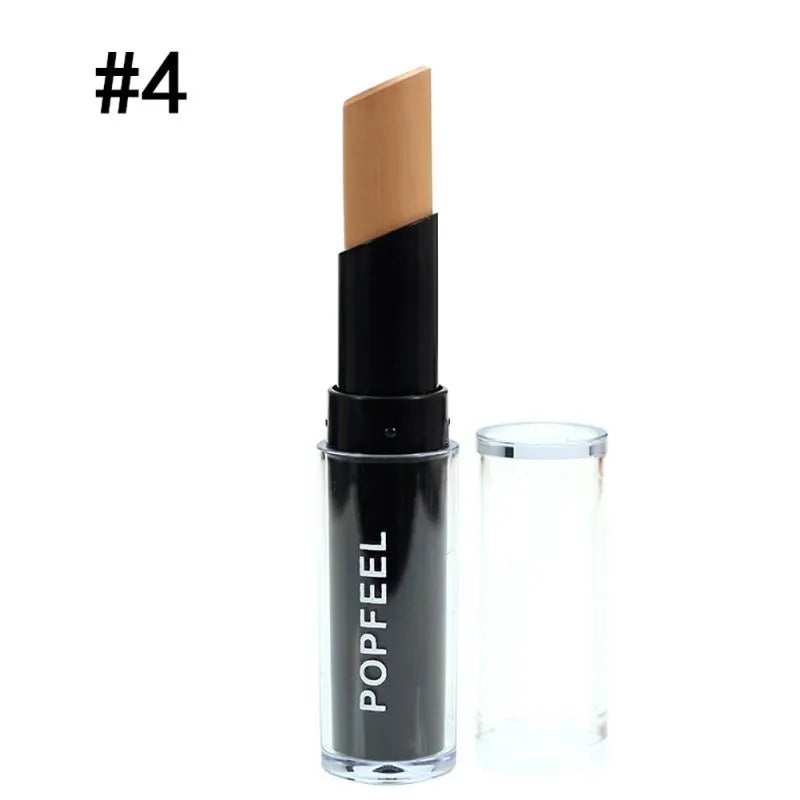 Close-up of concealer stick with creamy texture visible