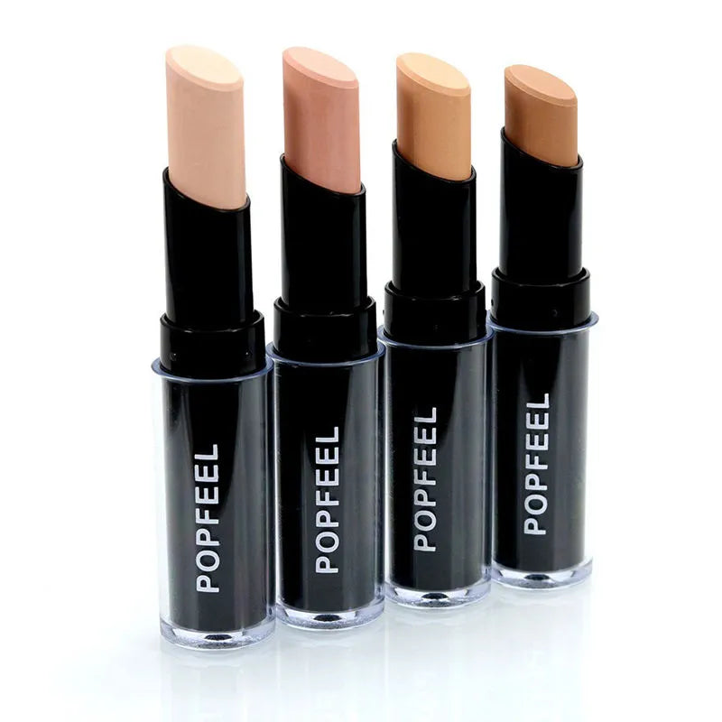 Close-up of concealer stick with creamy texture visible