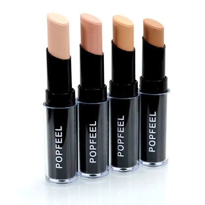 Close-up of concealer stick with creamy texture visible