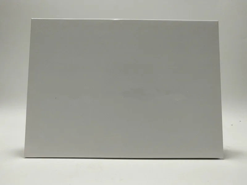Close-up of eyeshadow palette with swatches of matte colors