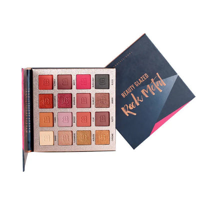 Swatch demonstration of eyeshadow pigments on skin