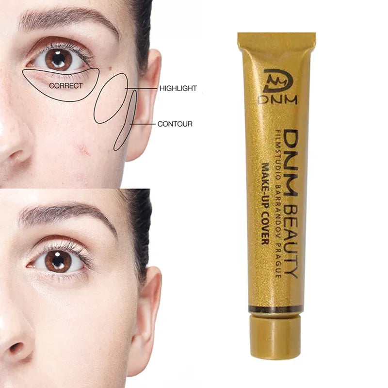 Swatch of concealer showing smooth texture on skin