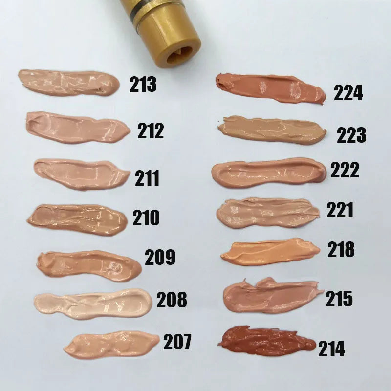 Concealer being applied to face for coverage demonstration